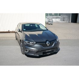 Накладка сплиттер на передний бампер на Renault Megane IV GT-Line